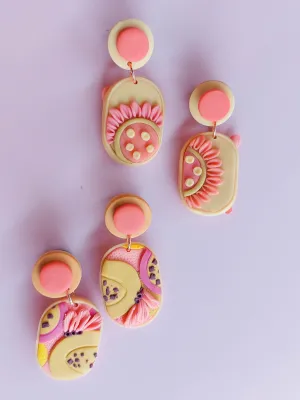 SWITCH 2 oldalas gyümölcsös fülbevaló