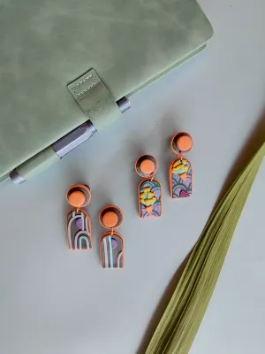 SWITCH 2 oldalas art deco fülbevaló