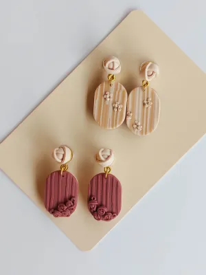 SWITCH 2 oldalas romantikus virágos fülbevaló