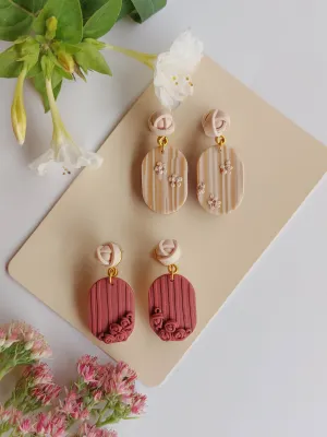 SWITCH 2 oldalas romantikus virágos fülbevaló