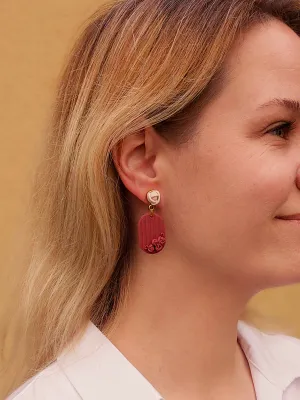 SWITCH 2 oldalas romantikus virágos fülbevaló