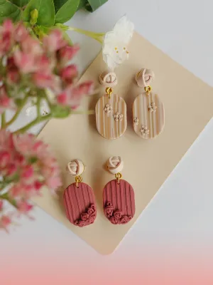 SWITCH 2 oldalas romantikus virágos fülbevaló