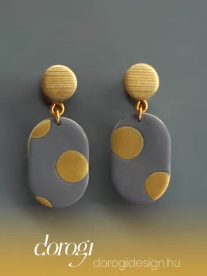 SWITCH 2 oldalas pöttyös fülbevaló