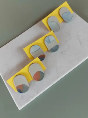 URBAN ECHO kőhatású kapszulla fülbevaló