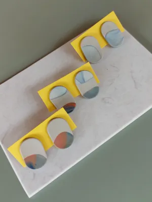 URBAN ECHO kőhatású kapszulla fülbevaló