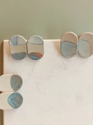 URBAN ECHO kőhatású kapszulla fülbevaló