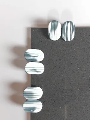 URBAN ECHO csíkos kapszulla fülbevaló