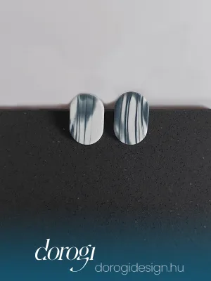 URBAN ECHO csíkos kapszulla fülbevaló