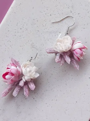 Virágos fülbevaló