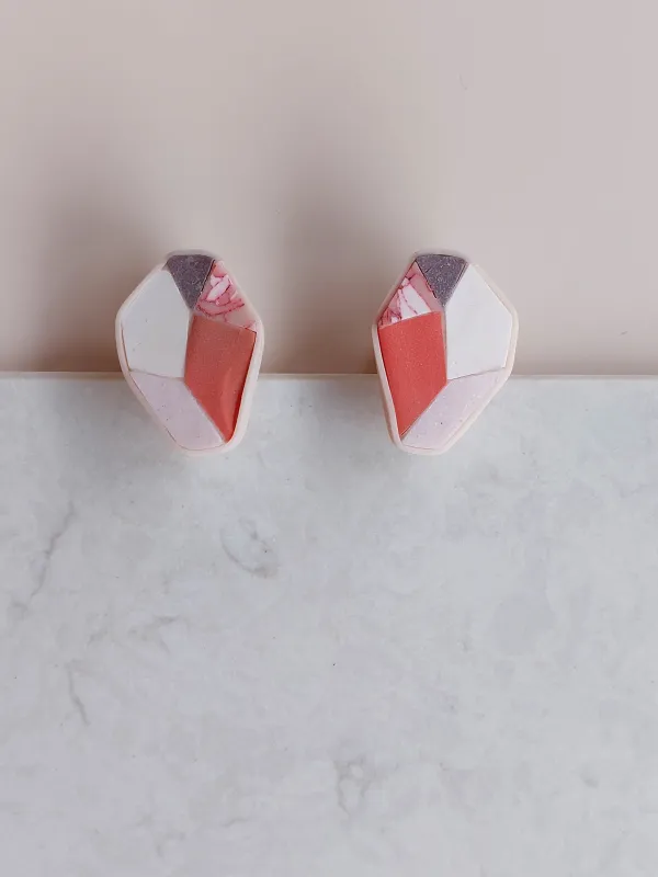 Termék MOSAIC világos bedugós fülbevaló Kép