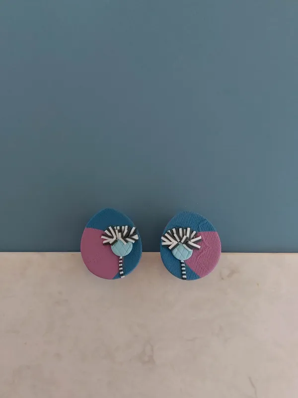 Termék PIXIE kék bedugós fülbevaló Kép