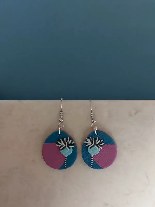 Termék PIXIE kék lógós fülbevaló Kép