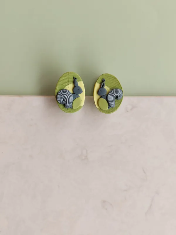 Termék PIXIE zöld bedugós fülbevaló Kép