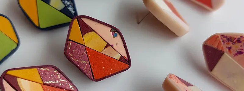 MOSAIC - modern mozaik fülbevalók