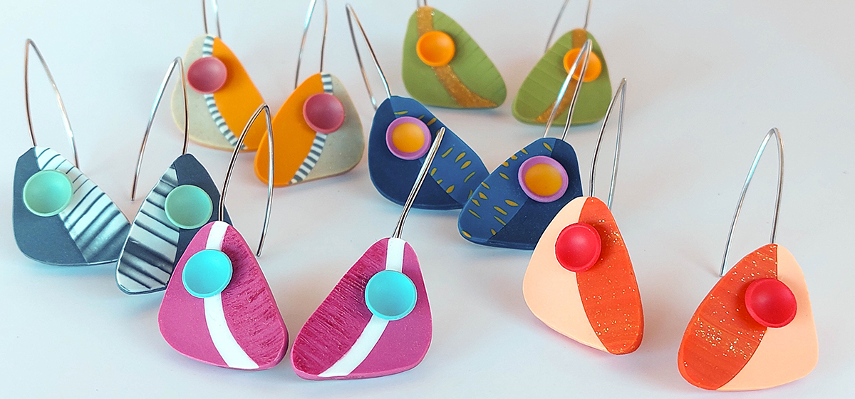 OCELLE - színes fülbevalók